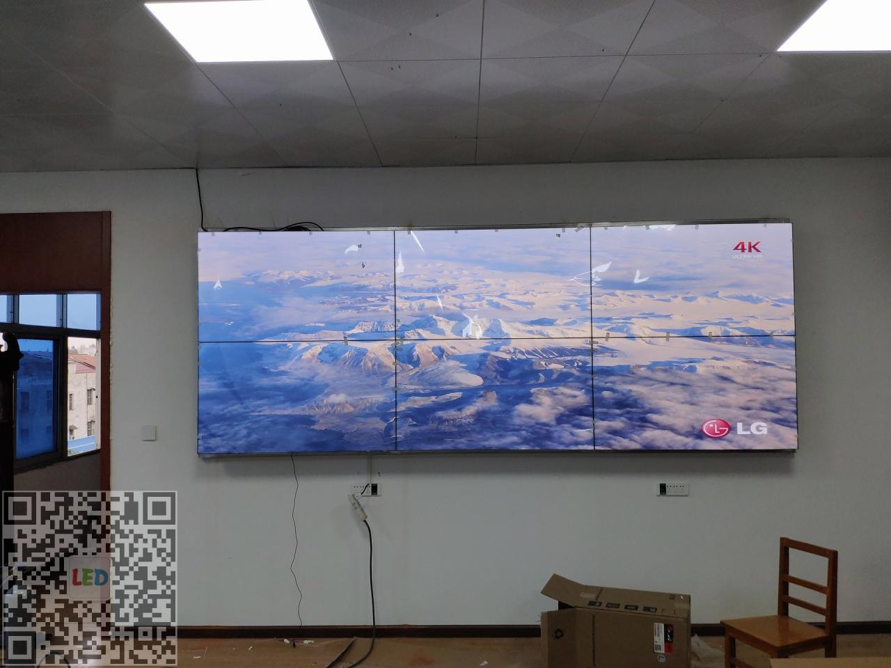 视频会议LCD液晶拼接屏55寸3X2