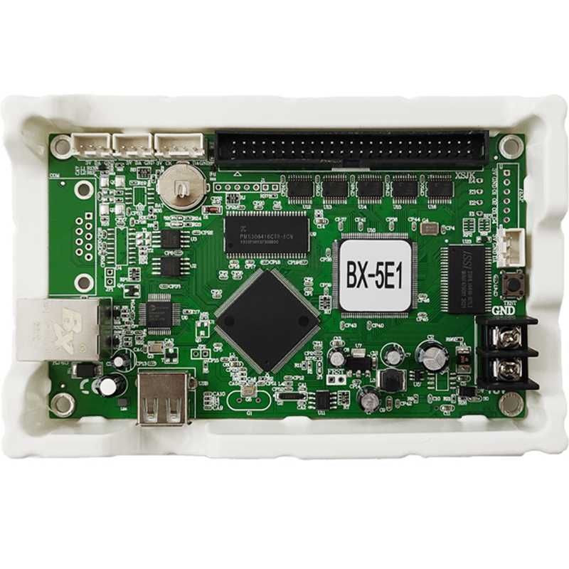 武汉仰邦五代单双色控制器BX-5E1网口控制卡，BX-5E系列5E2/5E3