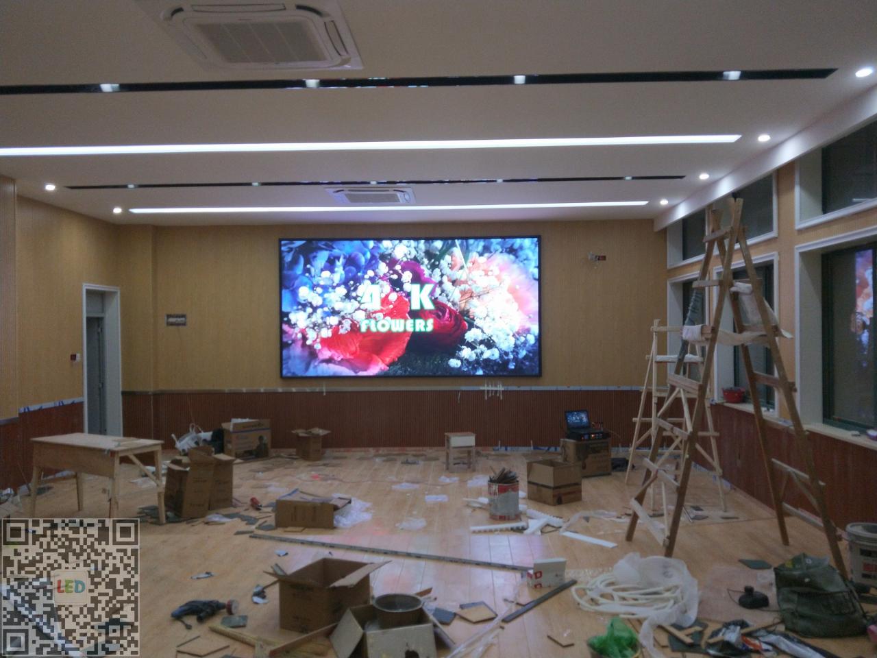 湖北工业大学教室室内P3全彩显示屏