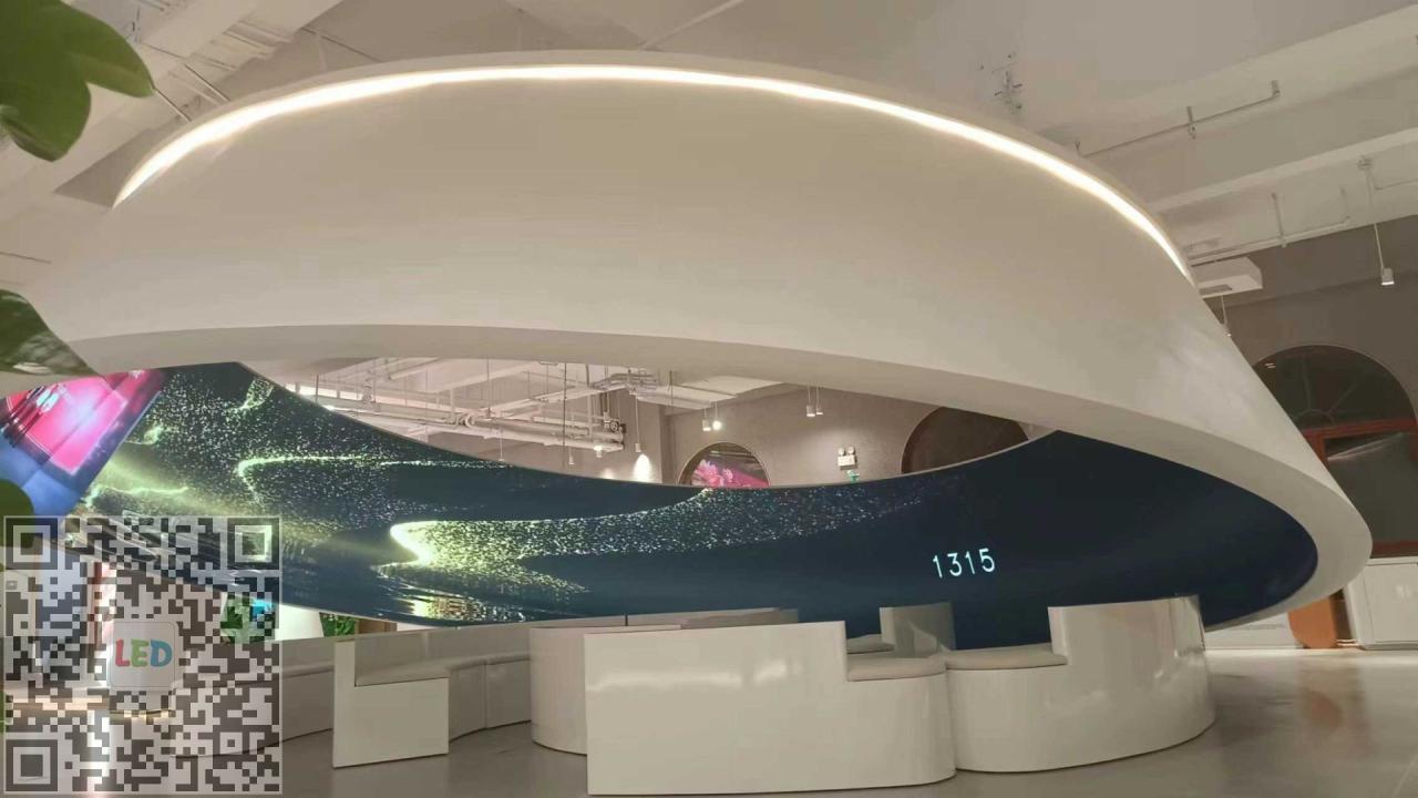 LED显示屏系统解决方案，展览展示异形创意屏