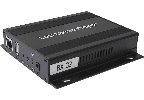 仰邦全彩控制器，多媒体播放器，BX-C播放盒BX-C2，标配wifi套件，选配4G，选配GPS