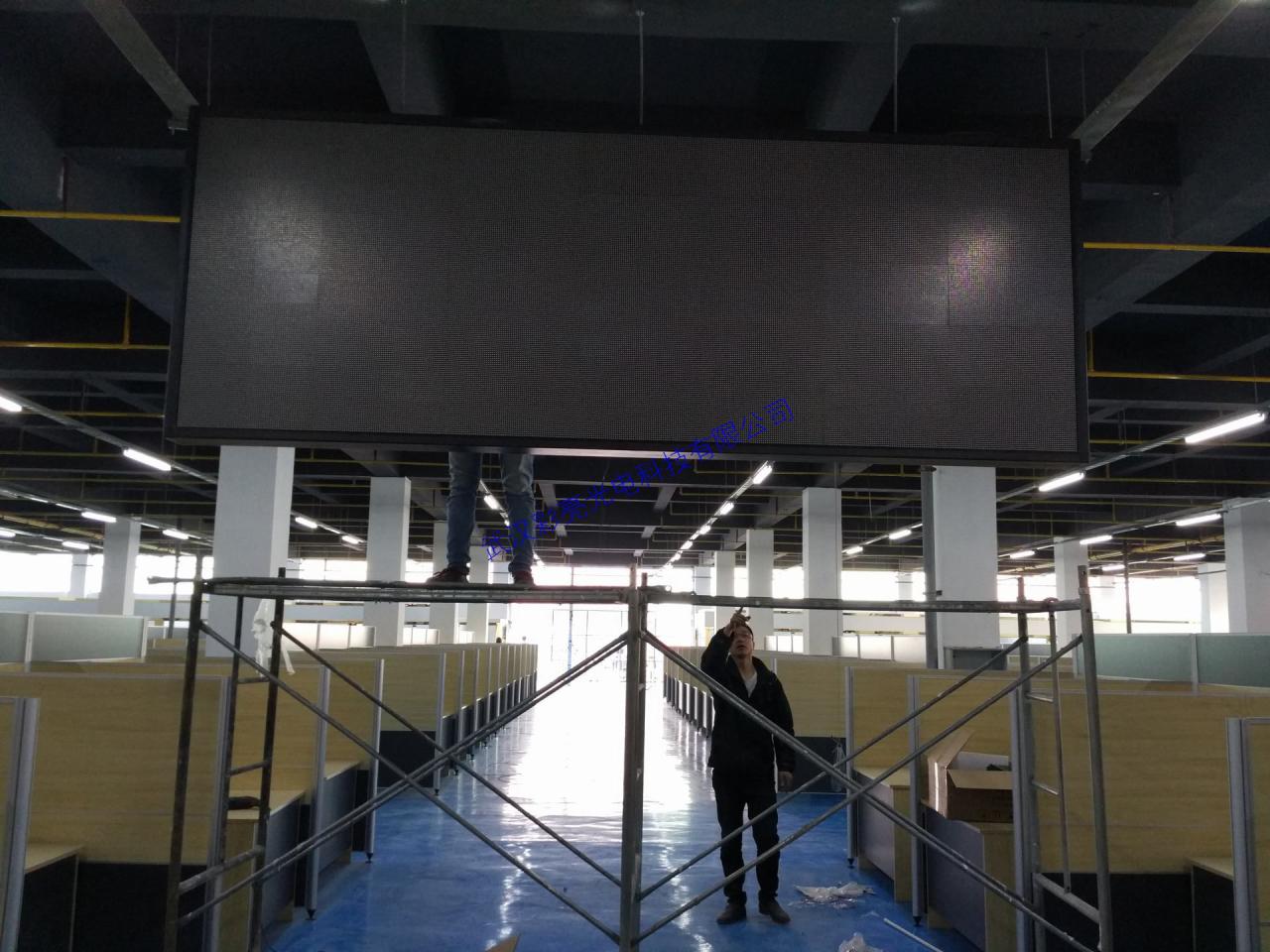 室内F5.0单色显示屏，双面显示屏案例