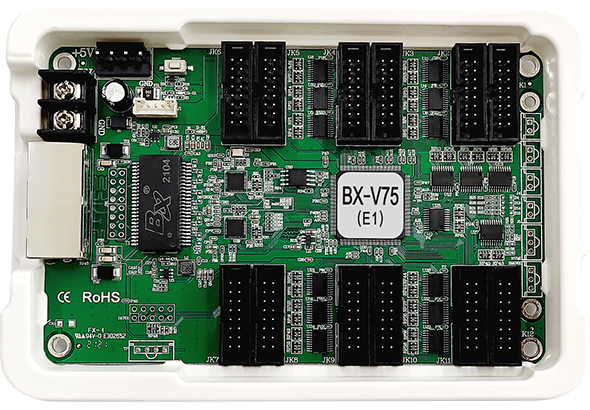 仰邦全彩同步12口接收卡BX-V75接收卡