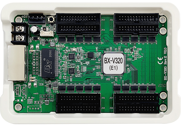 BX-V320小间距接收卡，板载320接口控制卡，支持千兆网播放模式