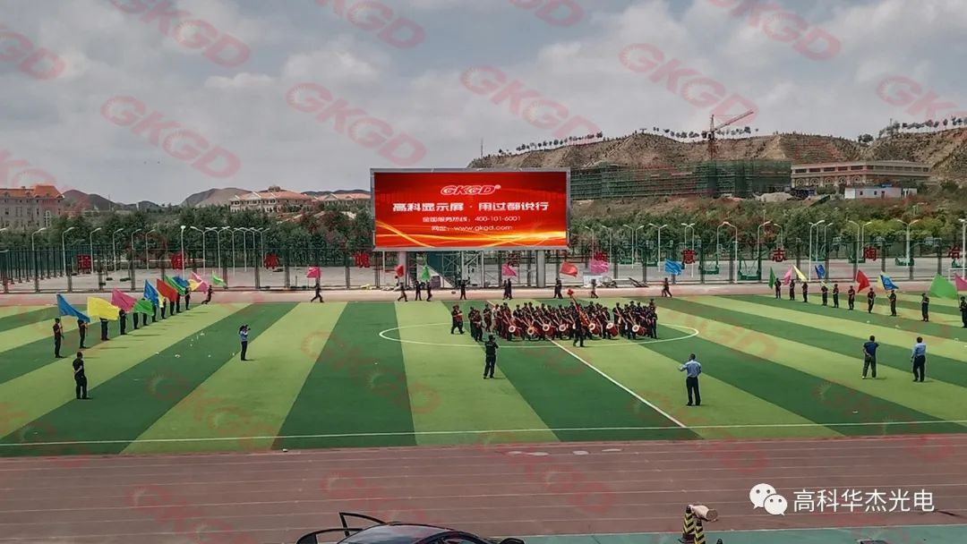 一起看案例，学校中的LED显示大屏