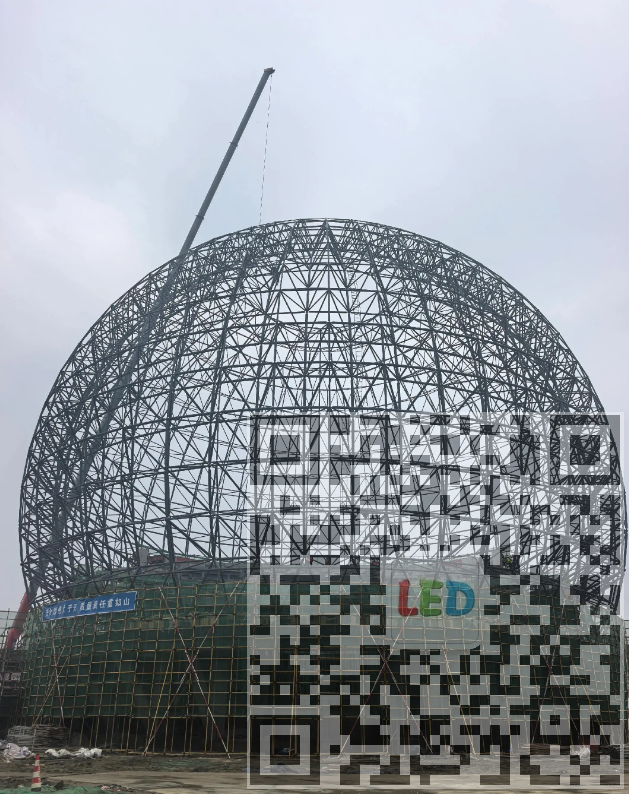 亚洲第一球屏幕落地湖北潜江！红色文旅地标LED屏加速落地